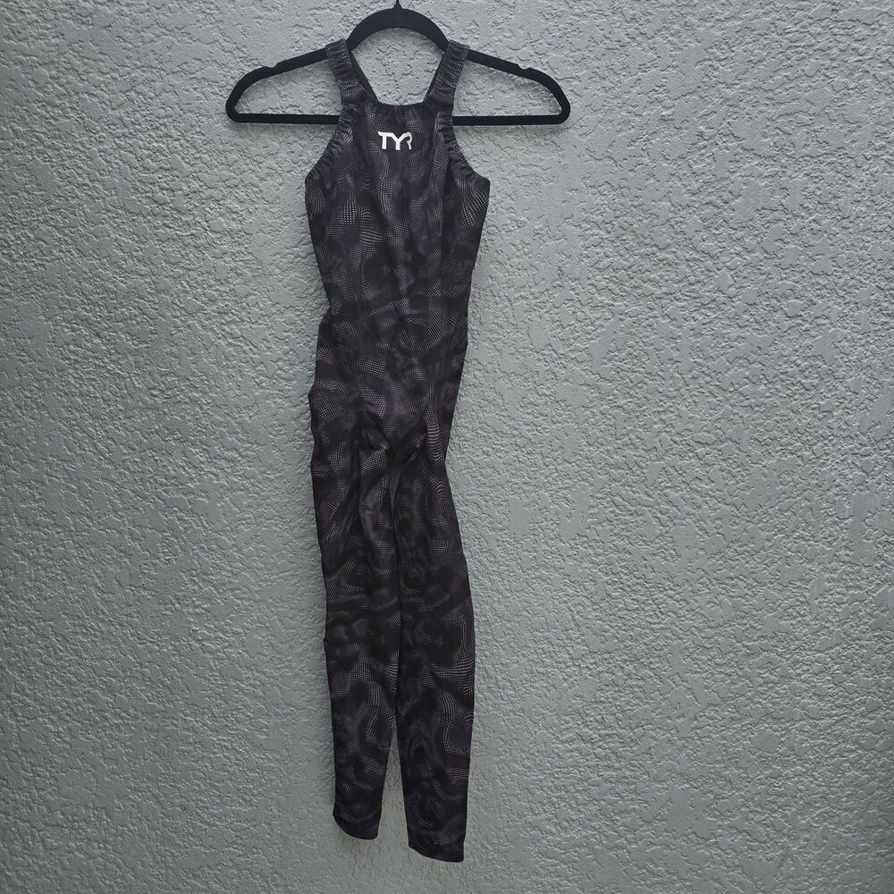 TYR Women's Avictor Open Water Full Leg Closed Back Tech Suit Size 32 New No Tag